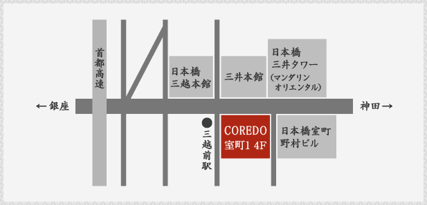 日本橋 鰤門(しもん) 地図